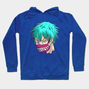 Head Boy Blue Hair Hoodie